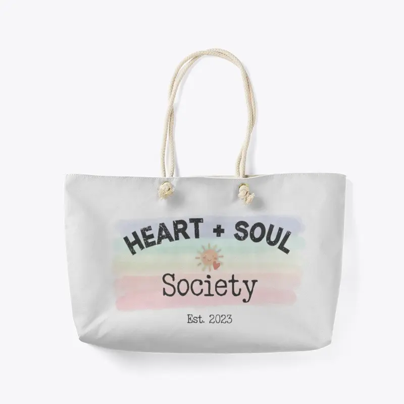 Heart + Soul Society Tote Weekender Bag